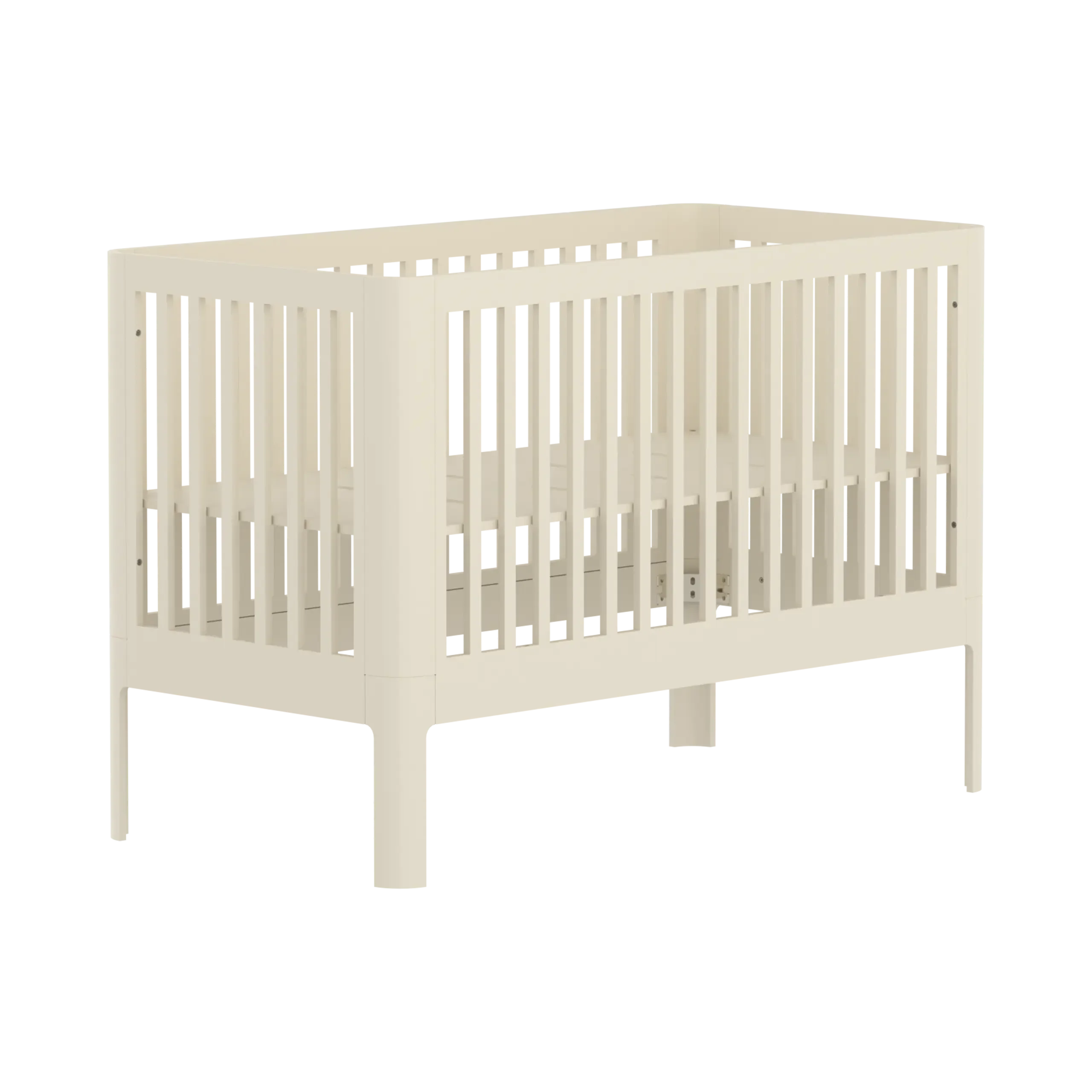 Lit bébé, 140x70 cm, Crème