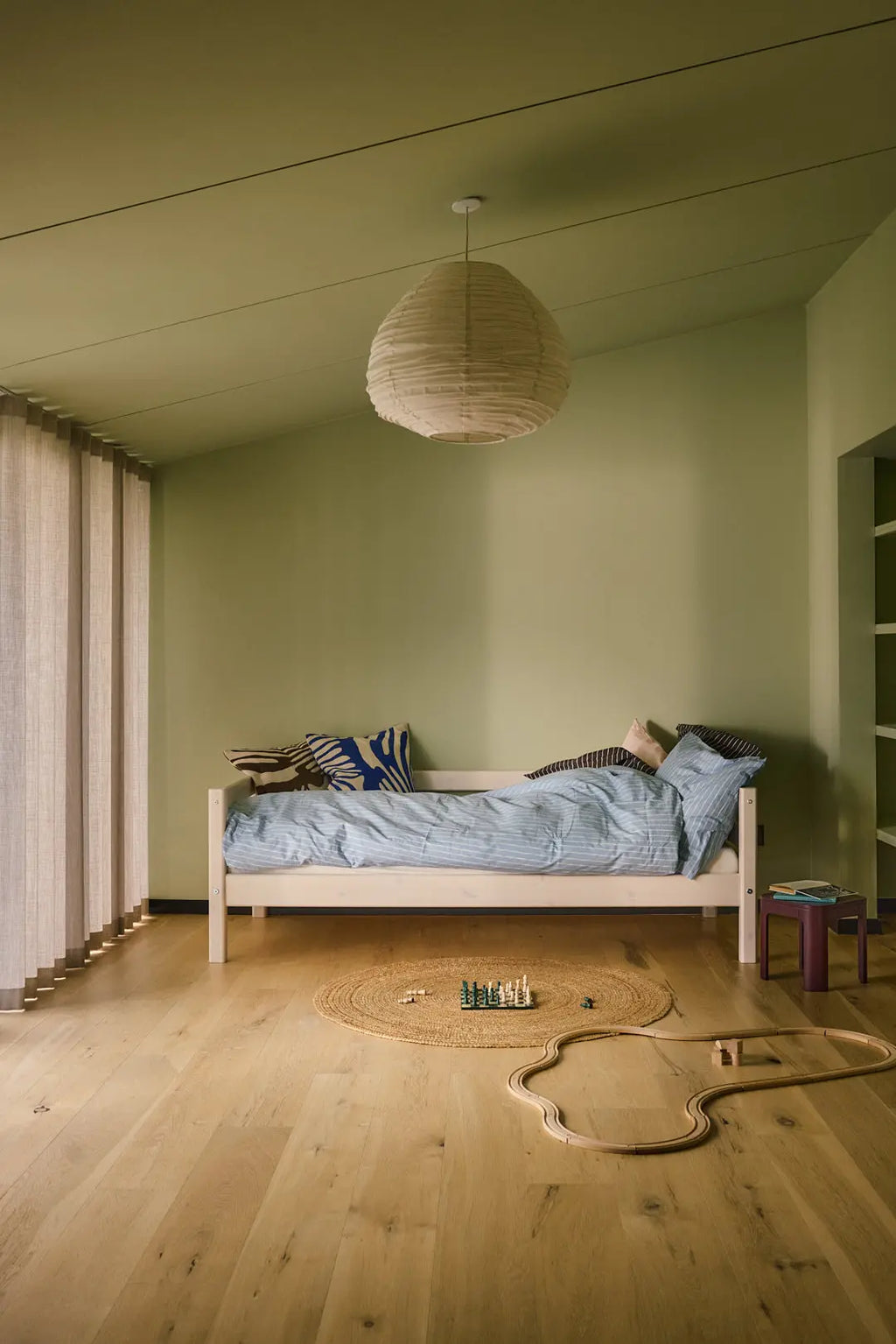 Lit simple, 90x200 cm, Blanc