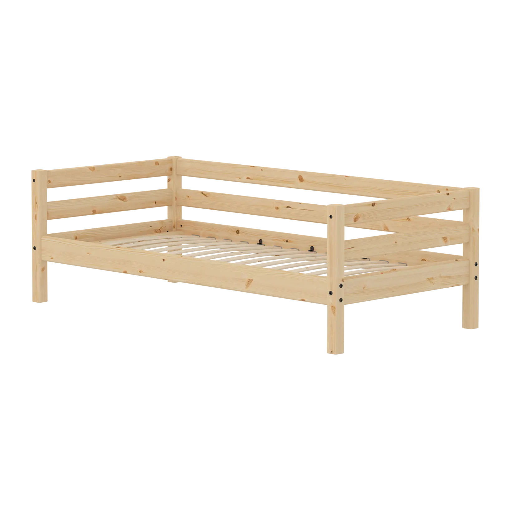 Lit simple, 90x200 cm, Pin