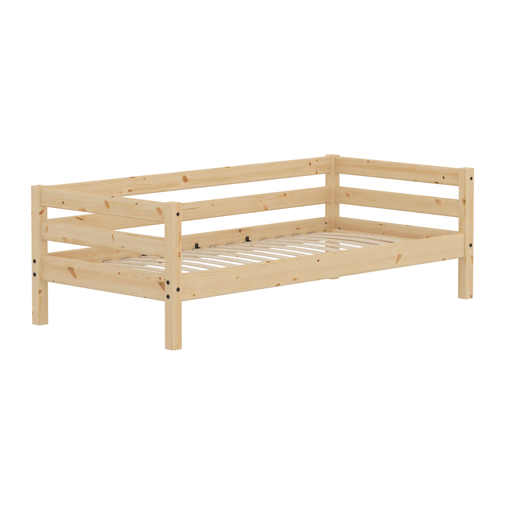 Lit simple, 90x200 cm, Pin