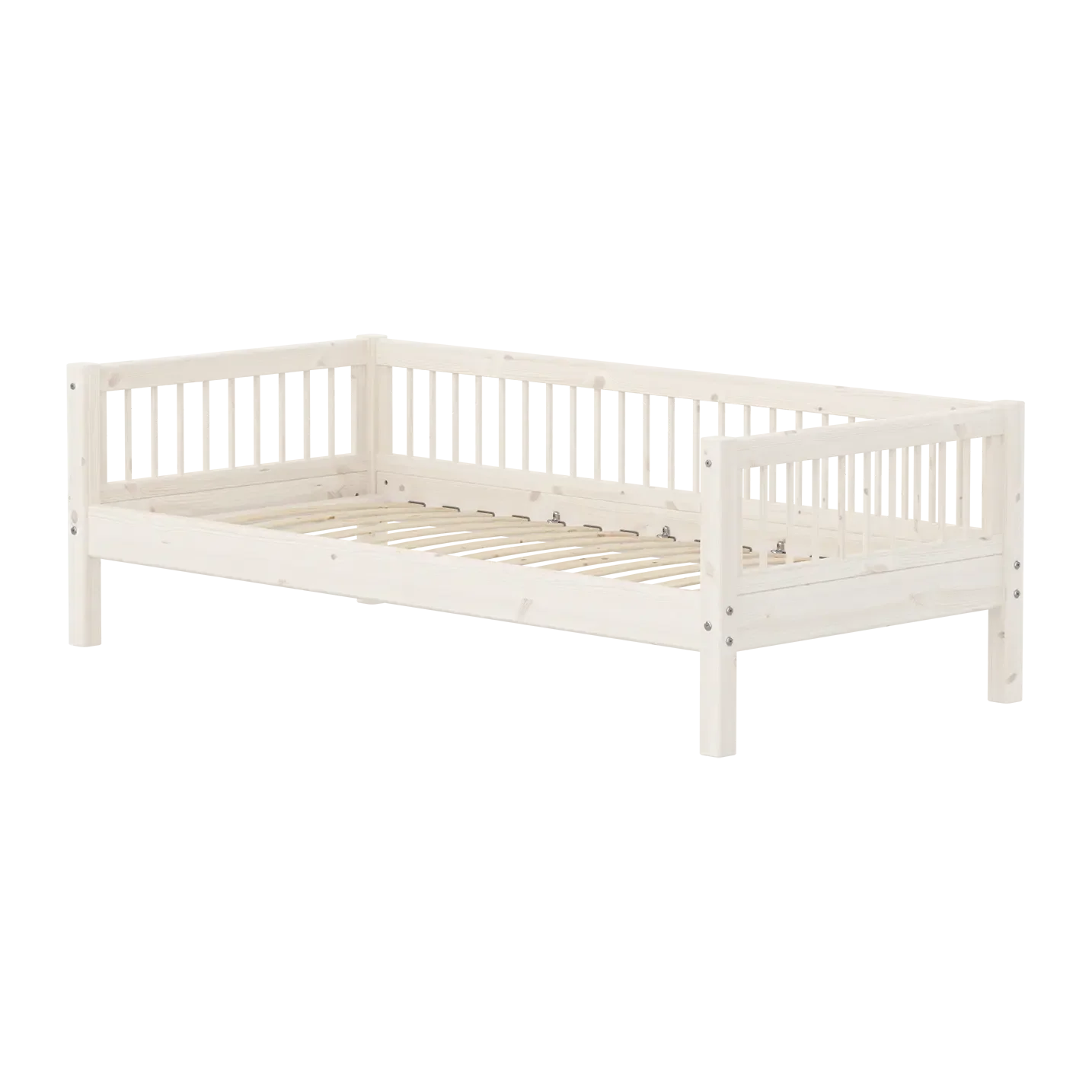 Lit simple, 90x200 cm, Blanc