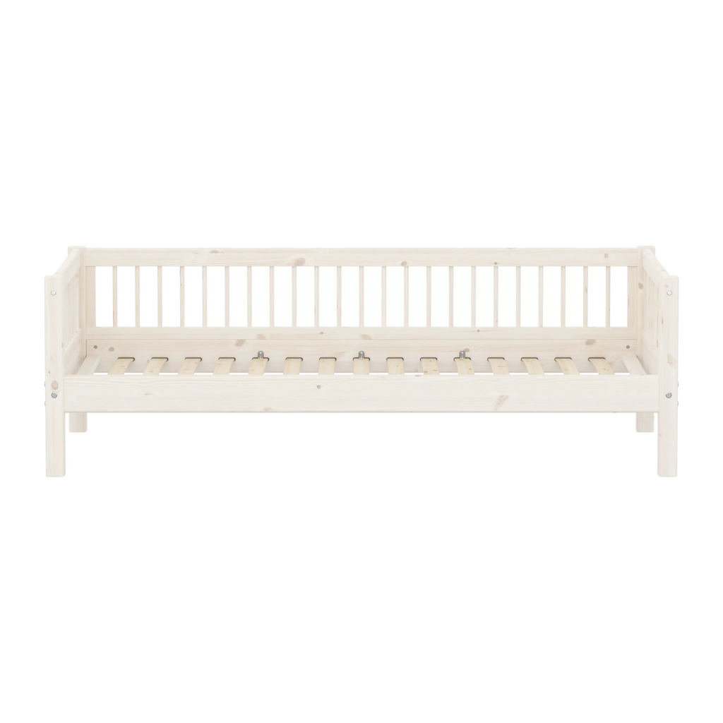 Lit simple, 90x200 cm, Blanc