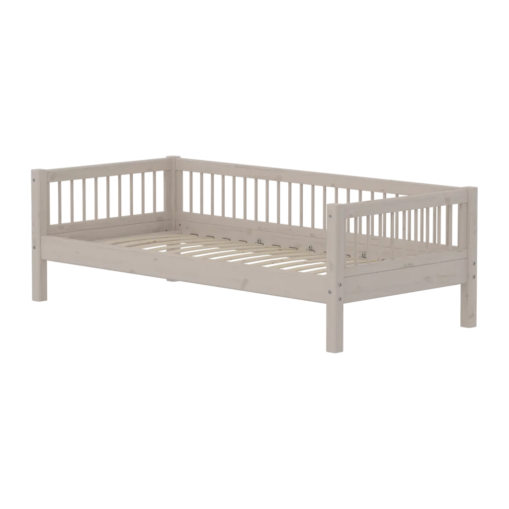 Lit simple, 90x200 cm, Gris