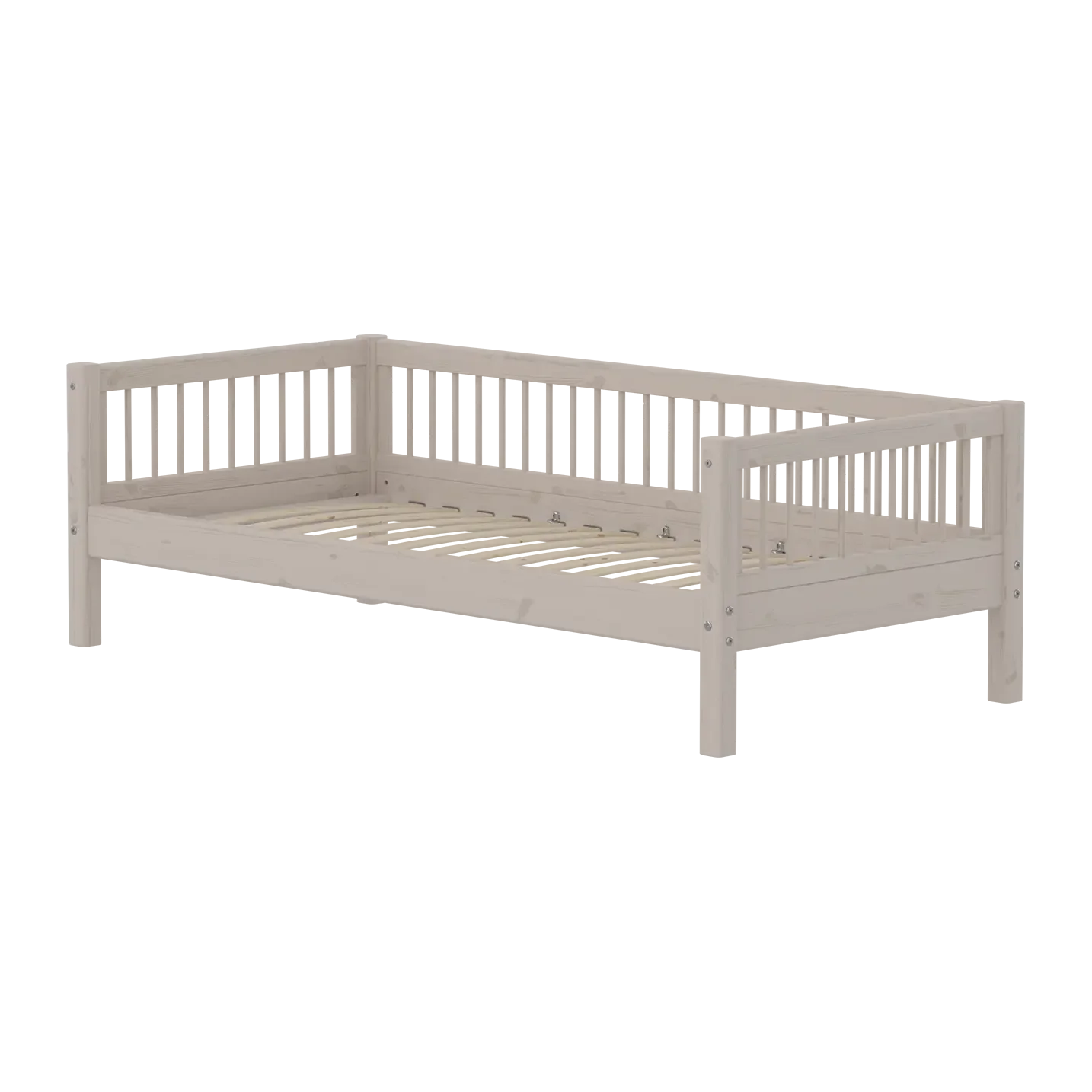Lit simple, 90x200 cm, Gris