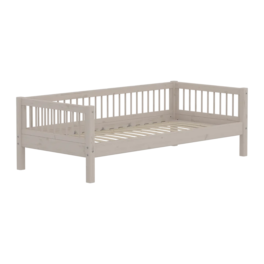Lit simple, 90x200 cm, Gris