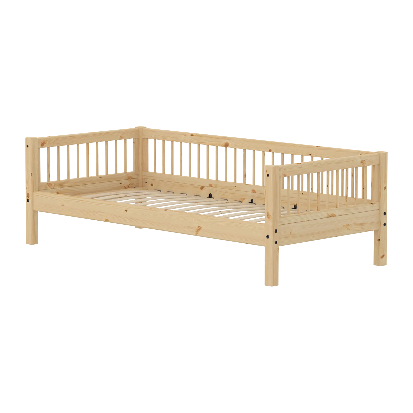 Lit simple, 90x200 cm, Pin