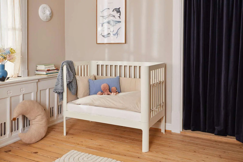 Lit Bébé, 120x70 cm, Crème
