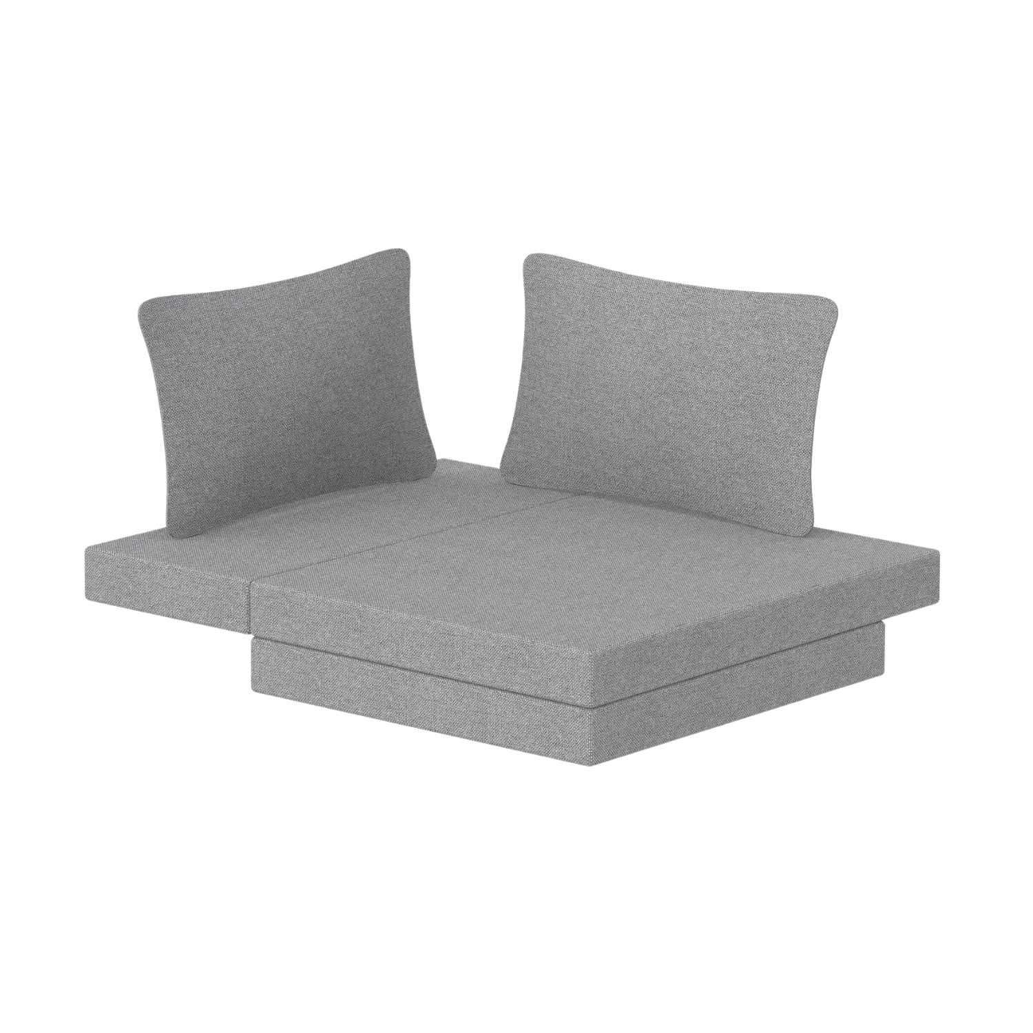 Lit mezzanine 184 cm avec bureau, canapé, échelle et barrière de sécurité, 90x200 cm, blanc