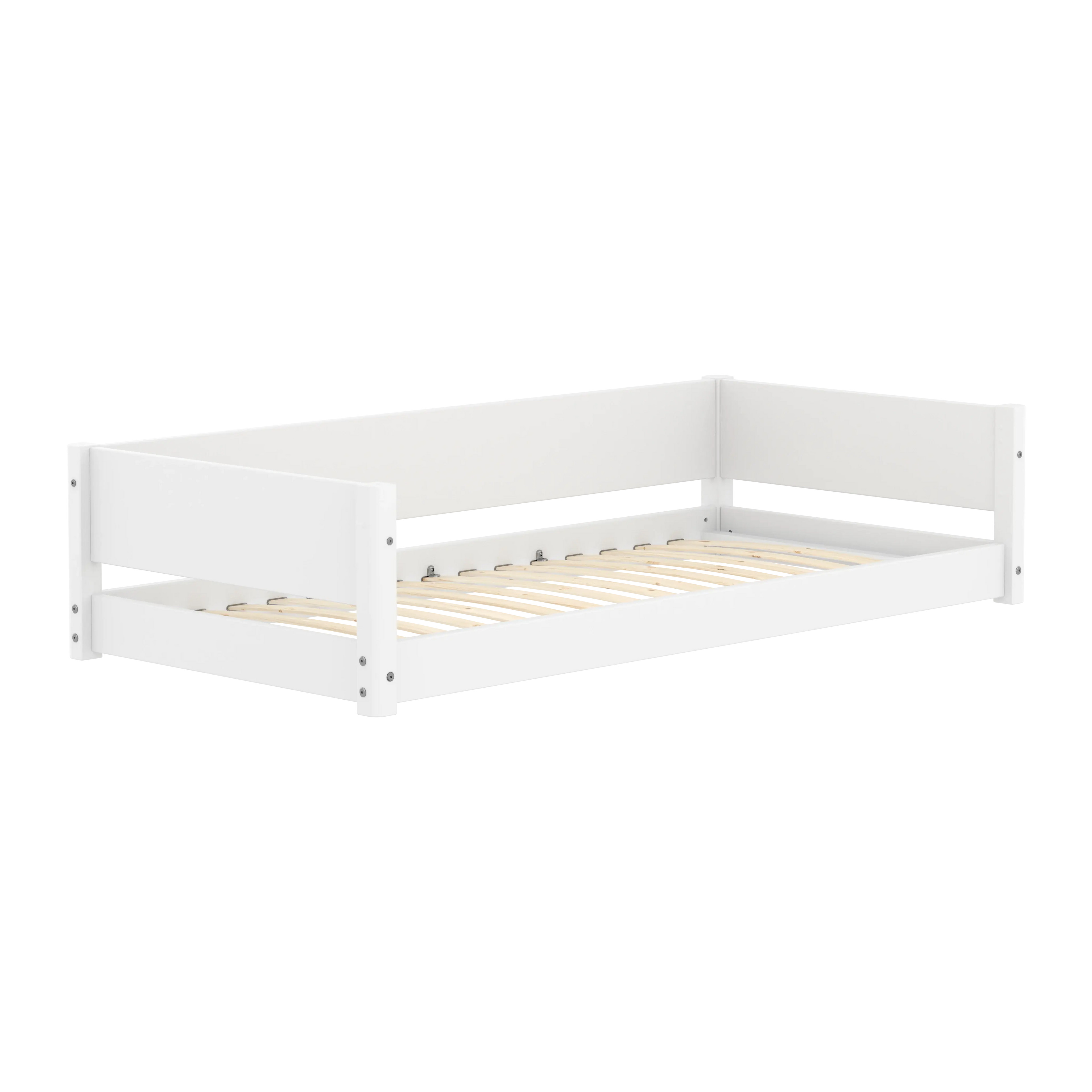 Lit Montessori, 90x200 cm, Blanc