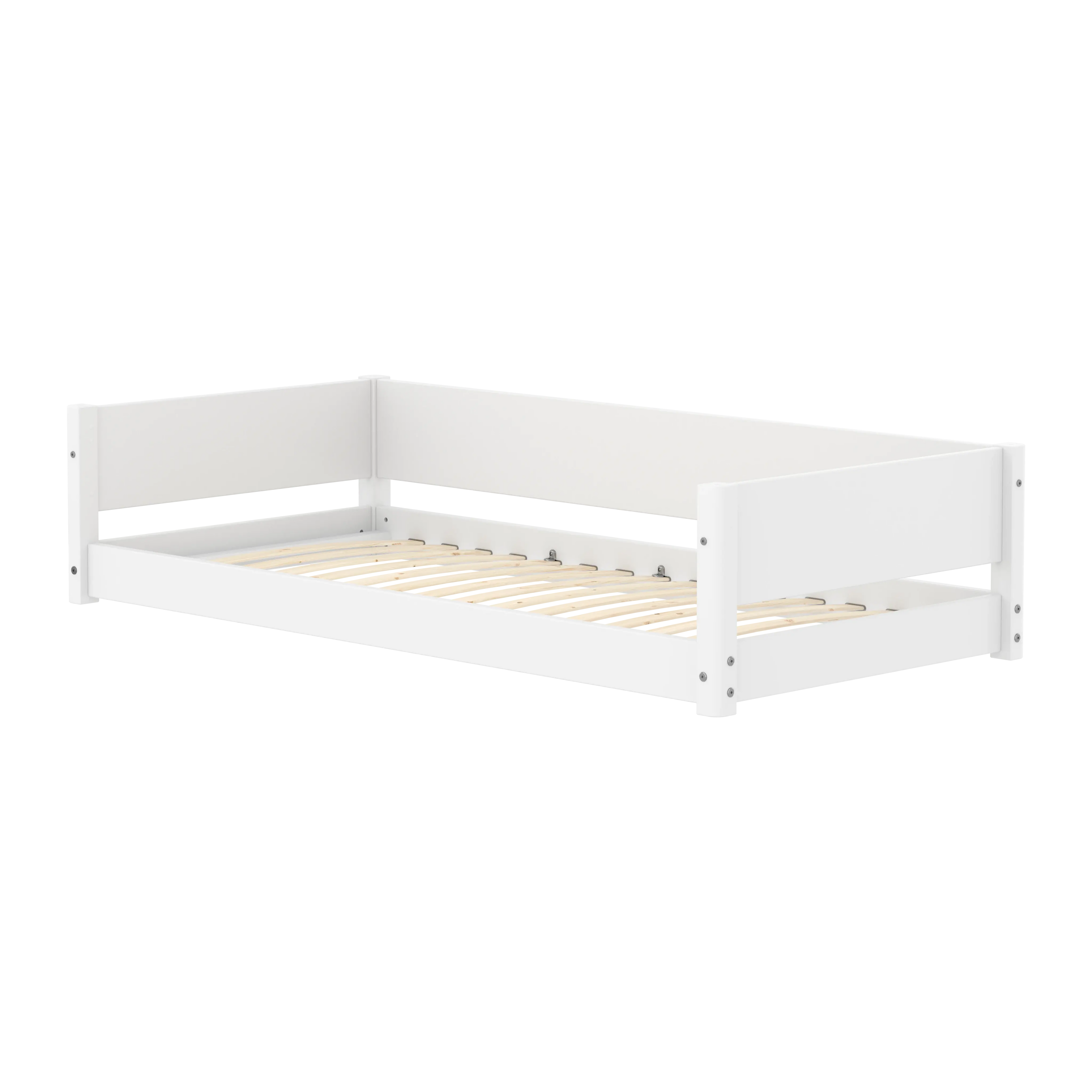 Lit Montessori, 90x200 cm, Blanc