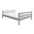 Lit simple, 140x200 cm, Gris