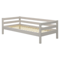 Lit simple, 90x200 cm, gris
