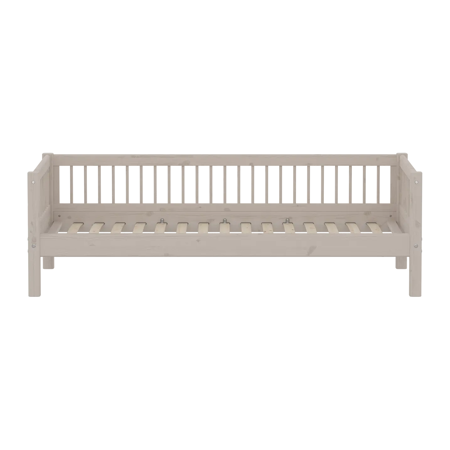 Lit simple, 90x200 cm, Gris