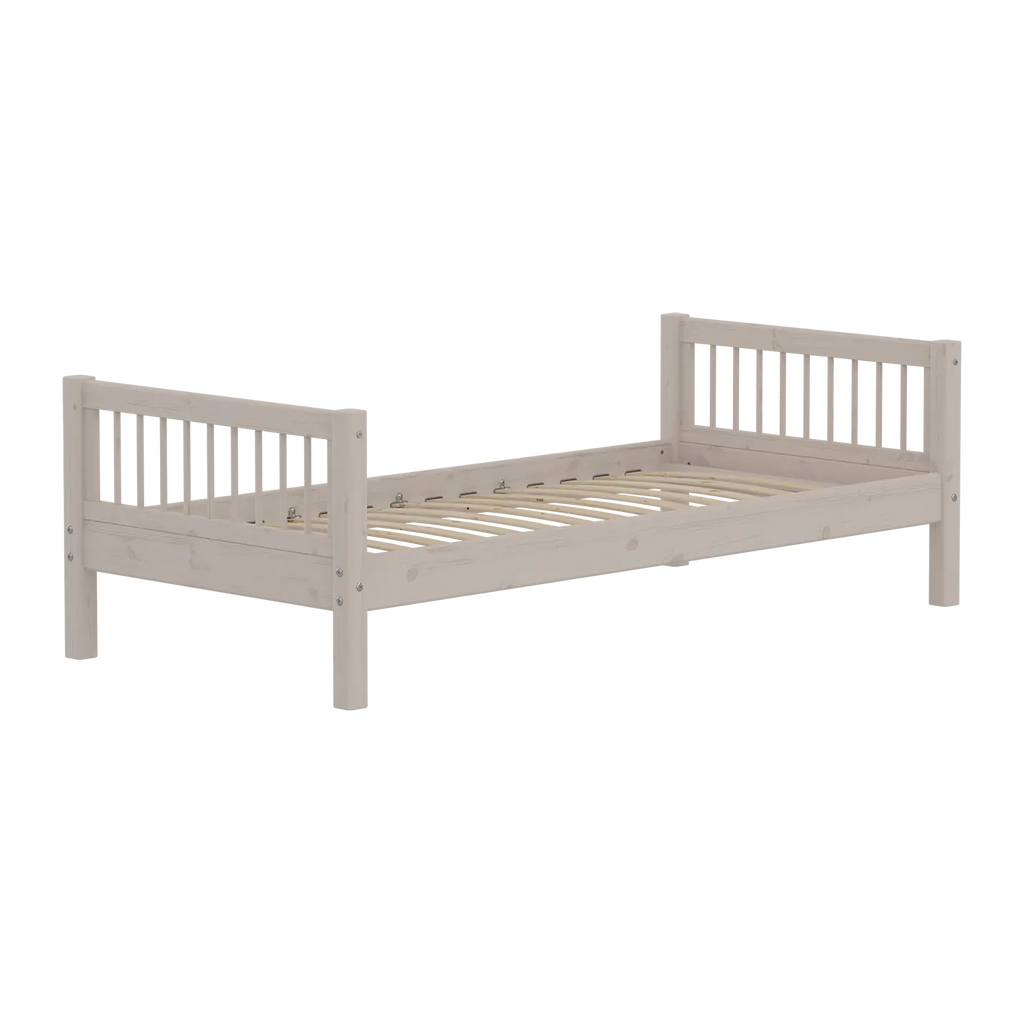 Lit simple, 90x200 cm, Gris