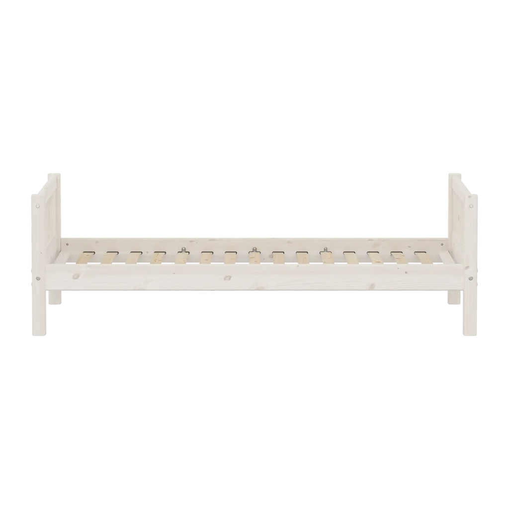 Lit simple, 90x200 cm, Blanc