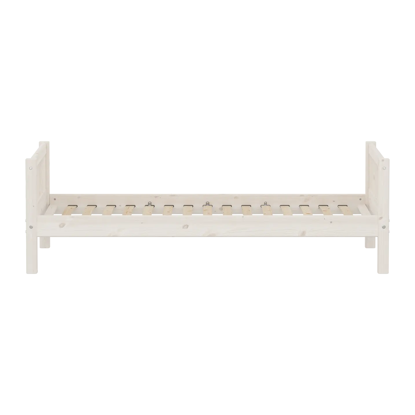 Lit simple, 90x200 cm, Blanc