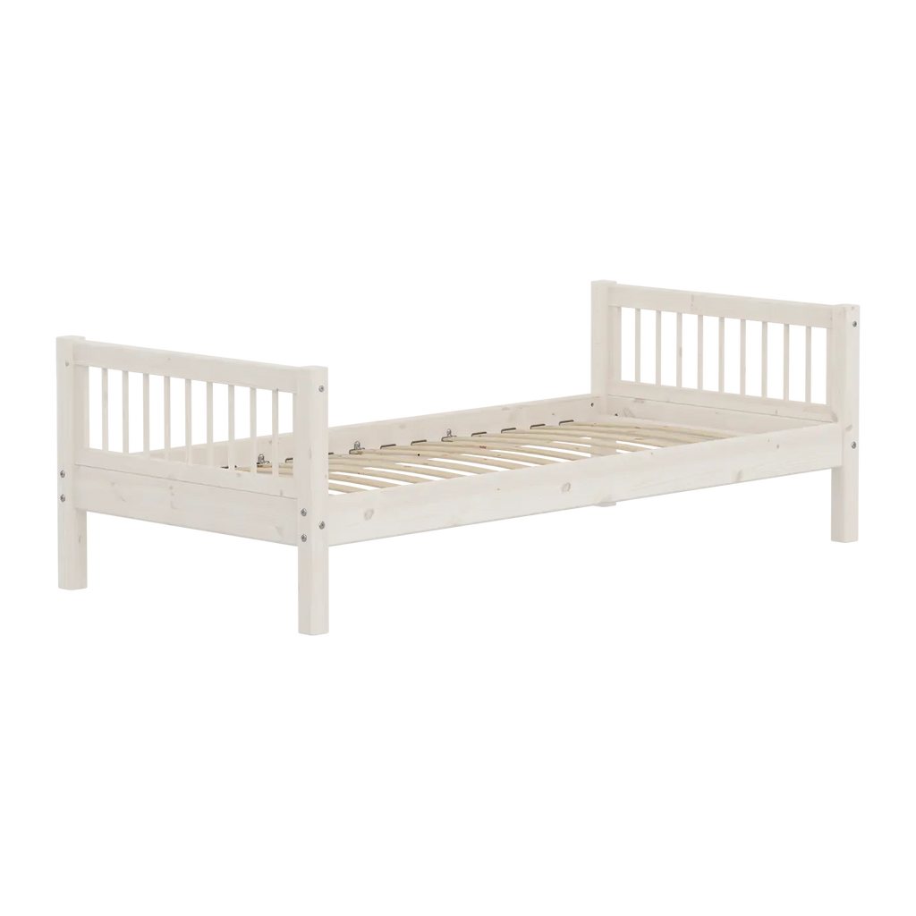 Lit simple, 90x200 cm, Blanc