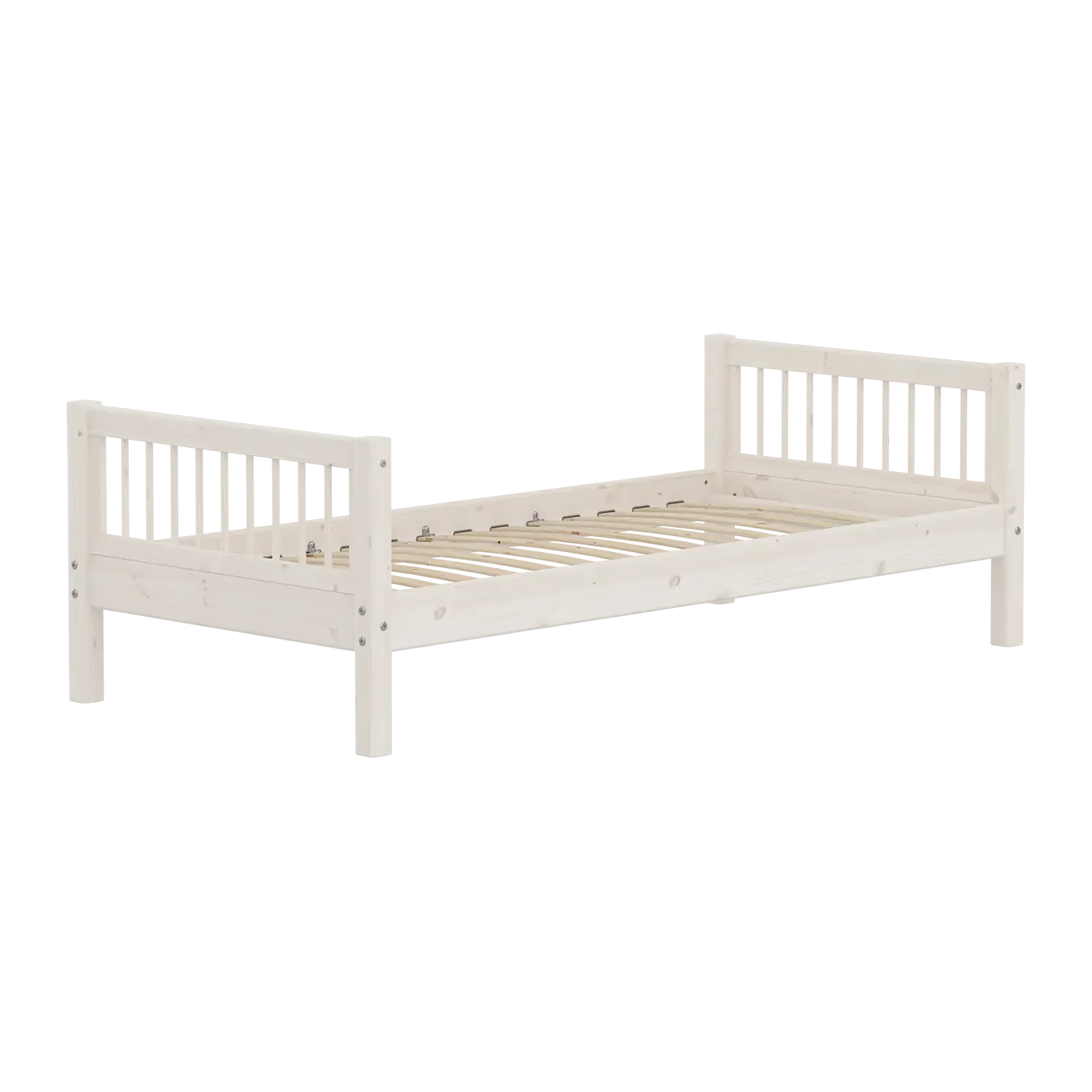 Lit simple, 90x200 cm, Blanc