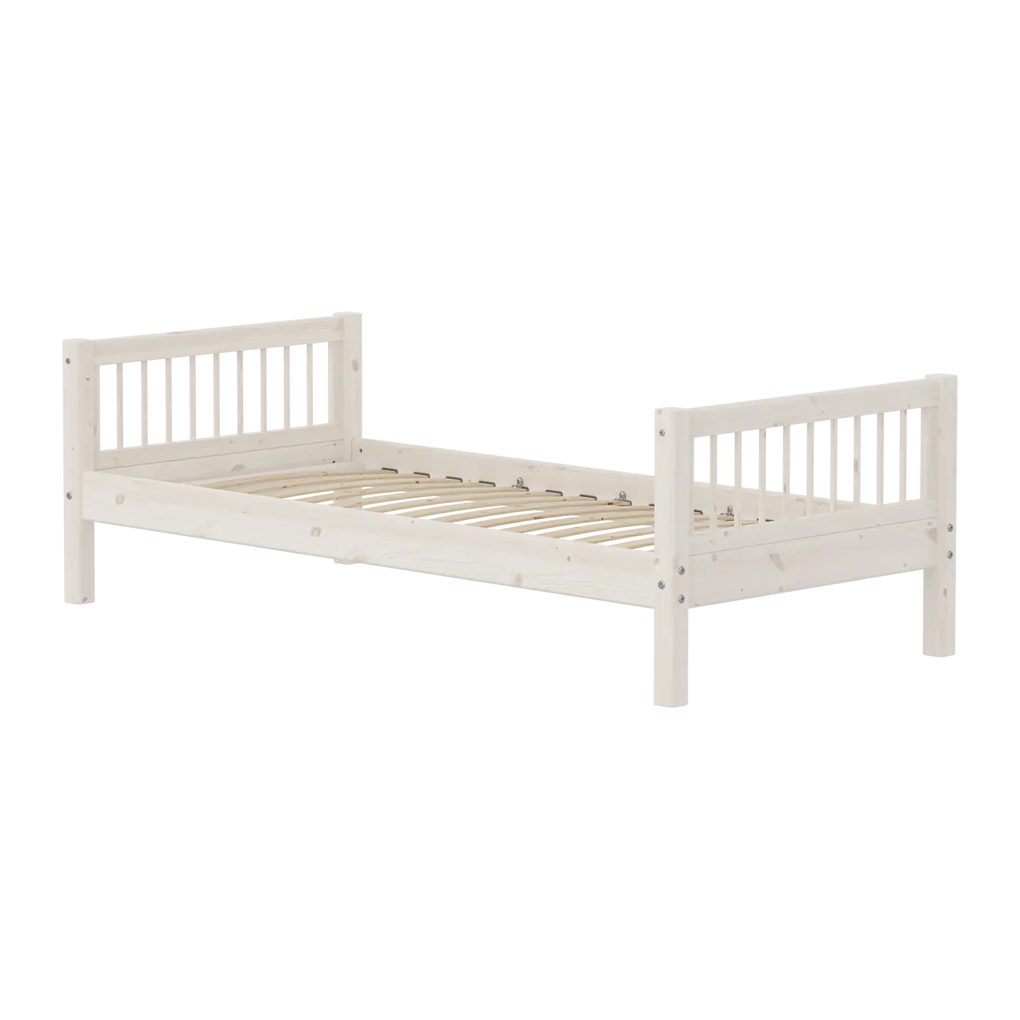 Lit simple, 90x200 cm, Blanc