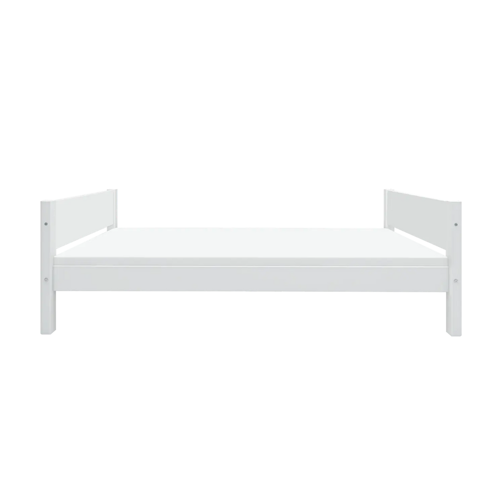 Lit simple, 90x200 cm, blanc