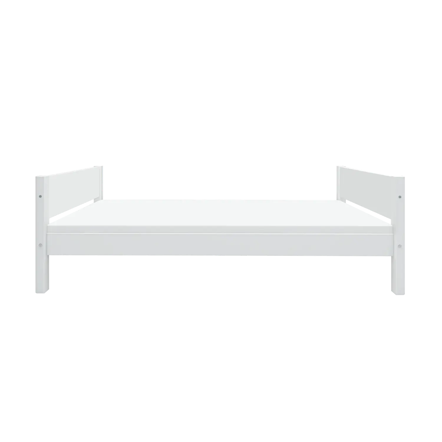 Lit simple, 90x200 cm, blanc