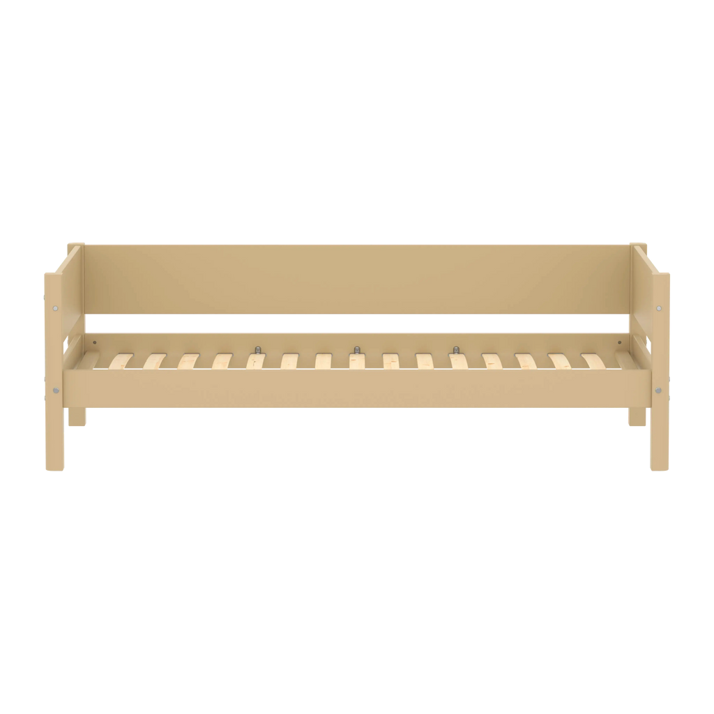 Lit simple avec barrière de sécurité, 90x200 cm, Sable