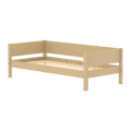 Lit simple avec barrière de sécurité, 90x200 cm, Sable