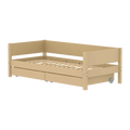 Lit simple avec rangement, 90x200 cm, Sable